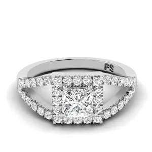 0.95-3.45 CT Round & Princess Cut Lab Grown Diamonds - Engagement Ring