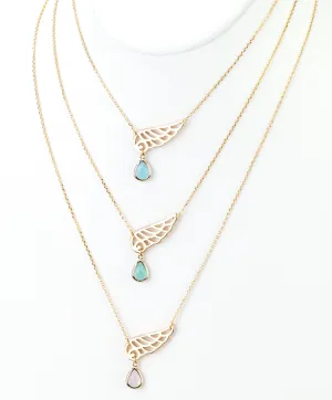 Angel Wing Pendant Necklace
