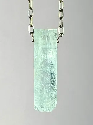 Aquamarine Crystal Necklace