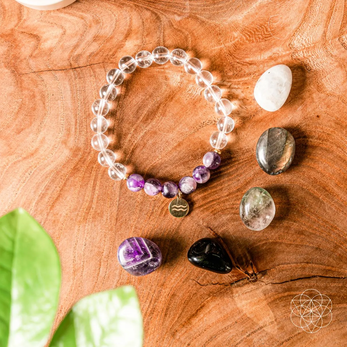 Aquarius Bracelet and Crystals Set