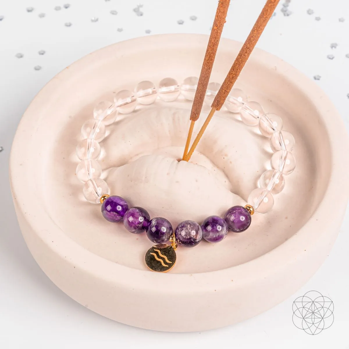 Aquarius Bracelet and Crystals Set