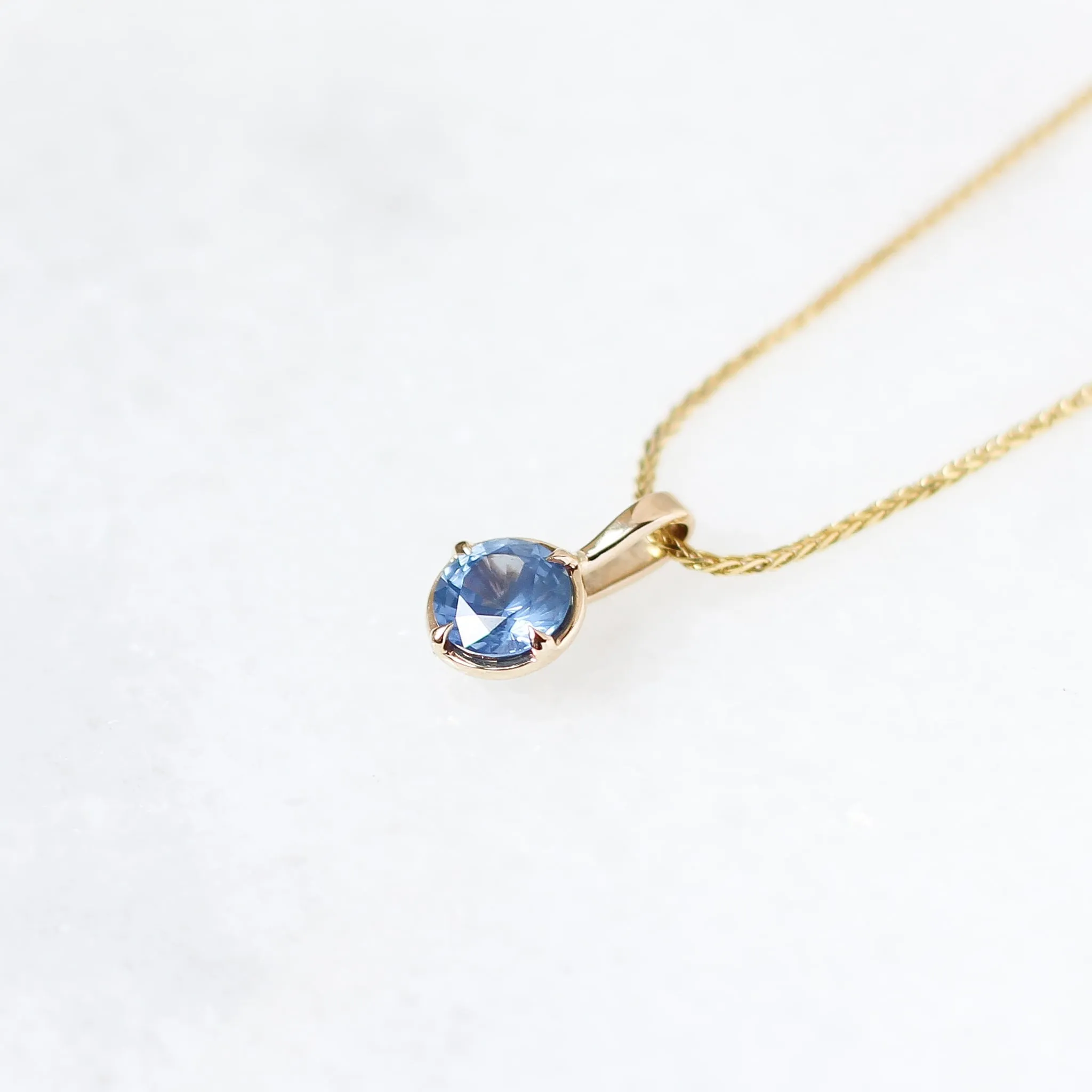 Around The World Blue Sapphire Necklace