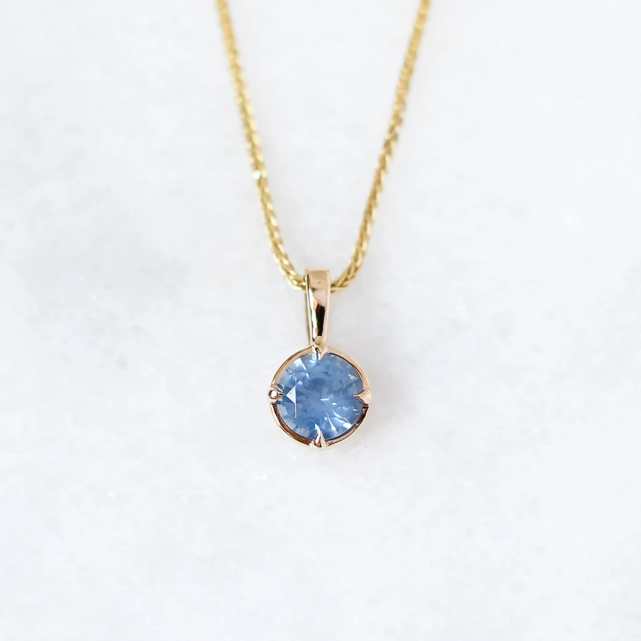 Around The World Blue Sapphire Necklace