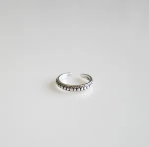 Ball Toe .925 Sterling Silver Ring