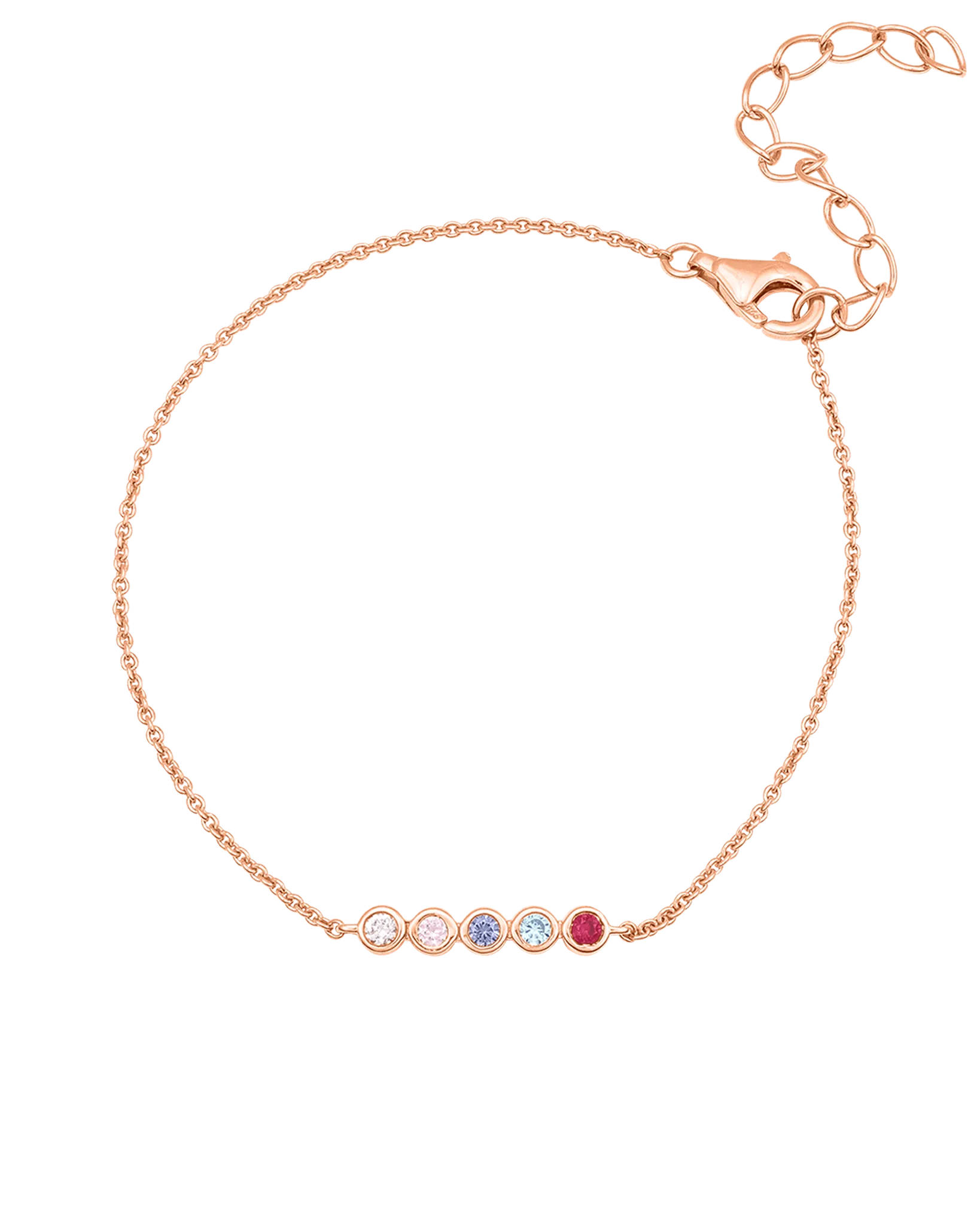 Bauble Birthstone Bracelet - 18K Gold Vermeil