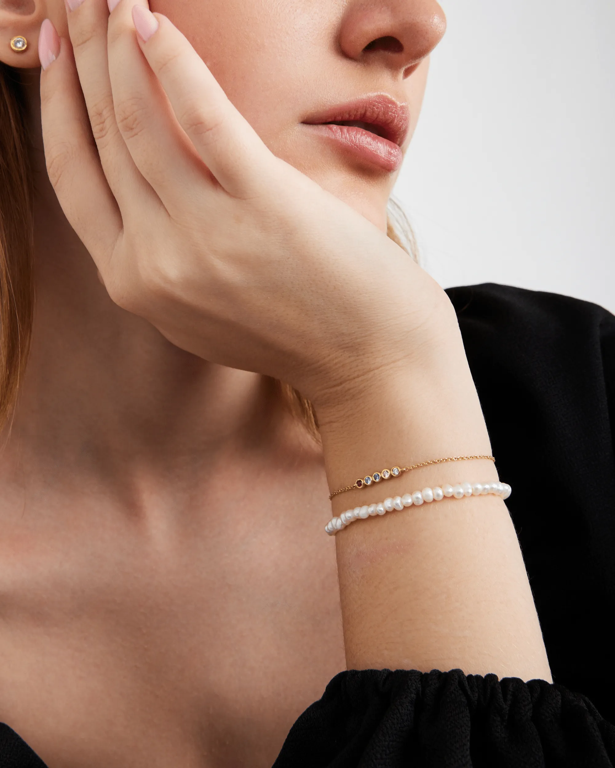 Bauble Birthstone Bracelet - 18K Gold Vermeil