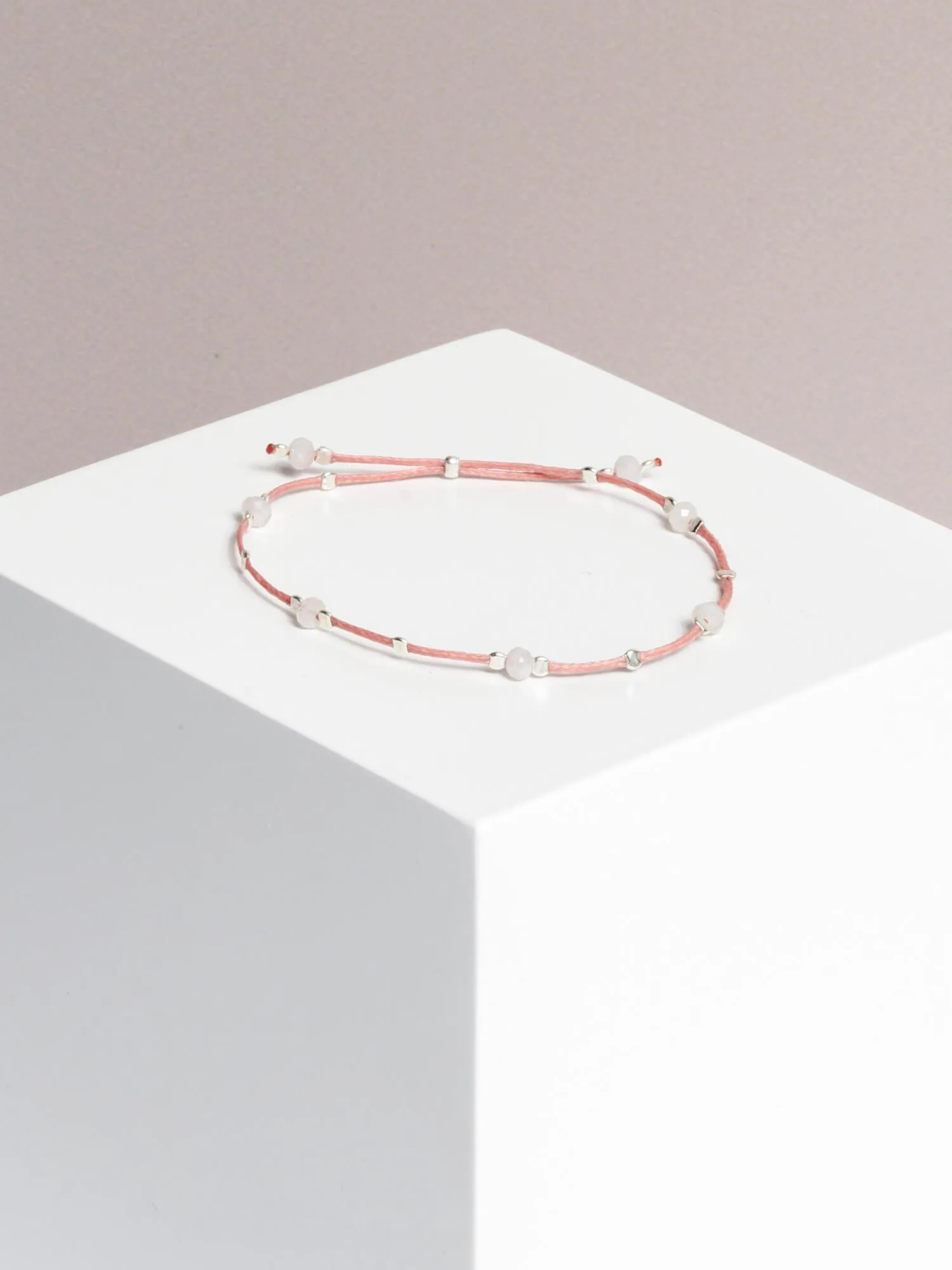 bracelet - CRYSTAL DOTS - moonstone