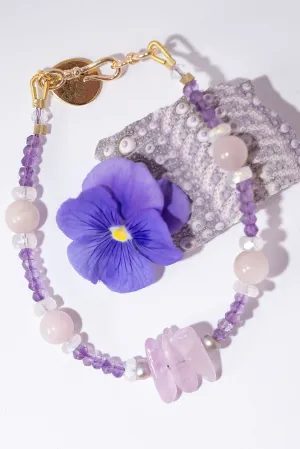 Bracelet Gemstone Orchid Clouds