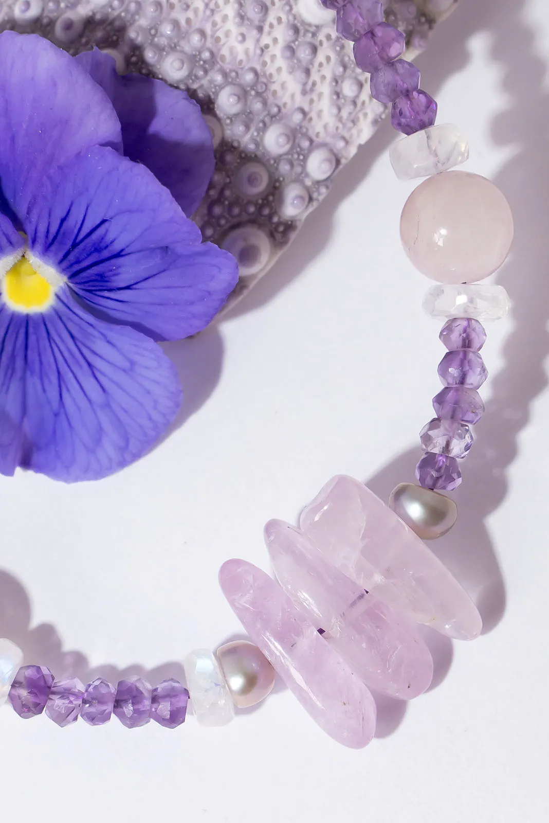 Bracelet Gemstone Orchid Clouds