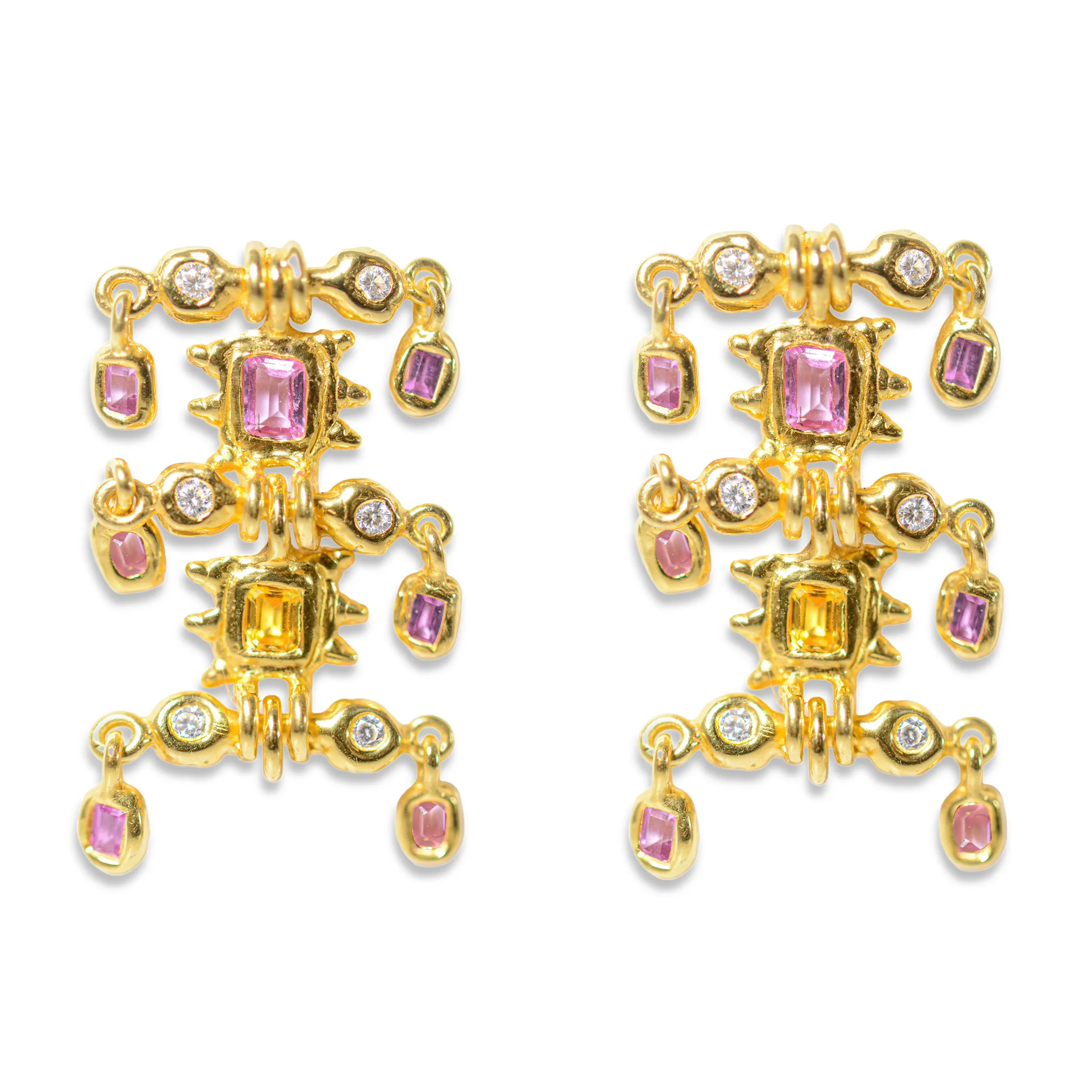 Chandelier Sapphire Studs