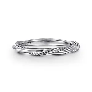 Contemporary Braided Wedding Band