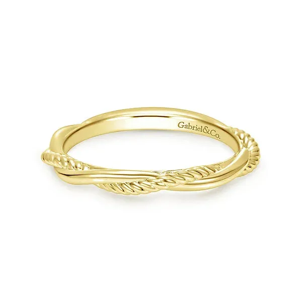 Contemporary Braided Wedding Band