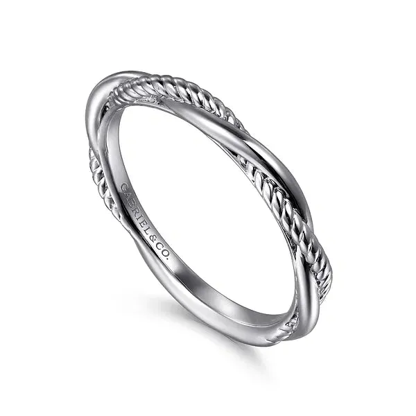 Contemporary Braided Wedding Band