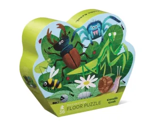 Crocodile Creek Classic Floor Puzzle 36 pc - Backyard Bugs