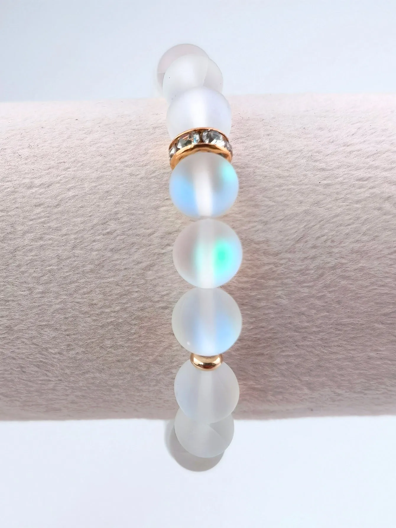 Faux Moonstone Beaded Bracelet Fashion Jewelry Accessories for Women Jewelry