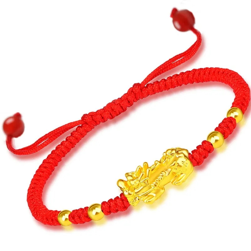 Feng Shui Obsidian Stone Beads Chakra Bracelet