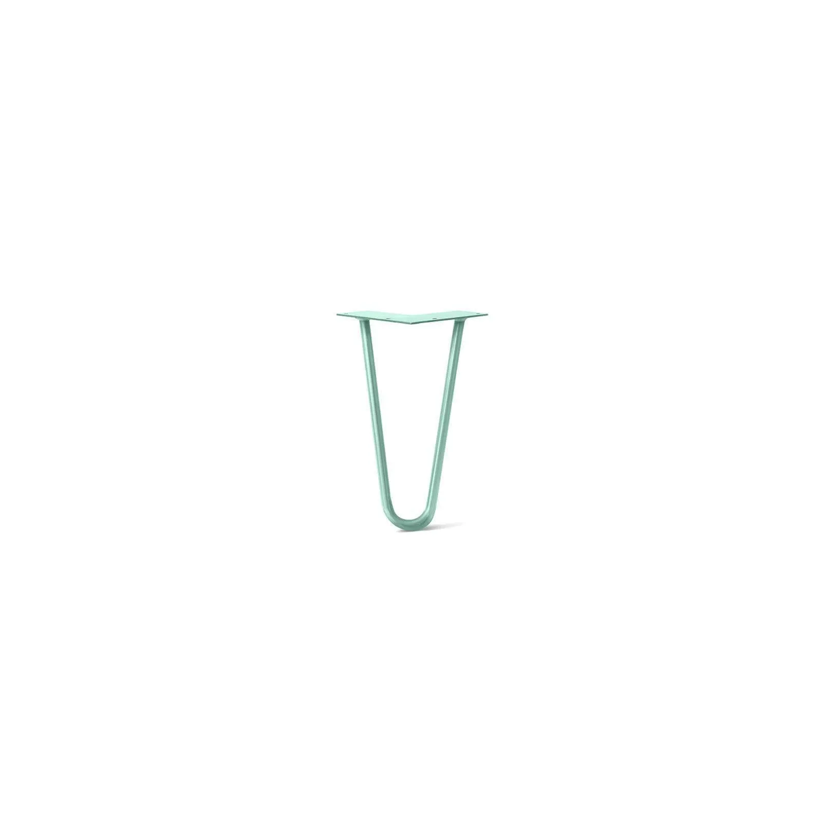 Hairpin Leg (Sold Separately), 2-Rod Design - Turquoise Powder Coated Finish