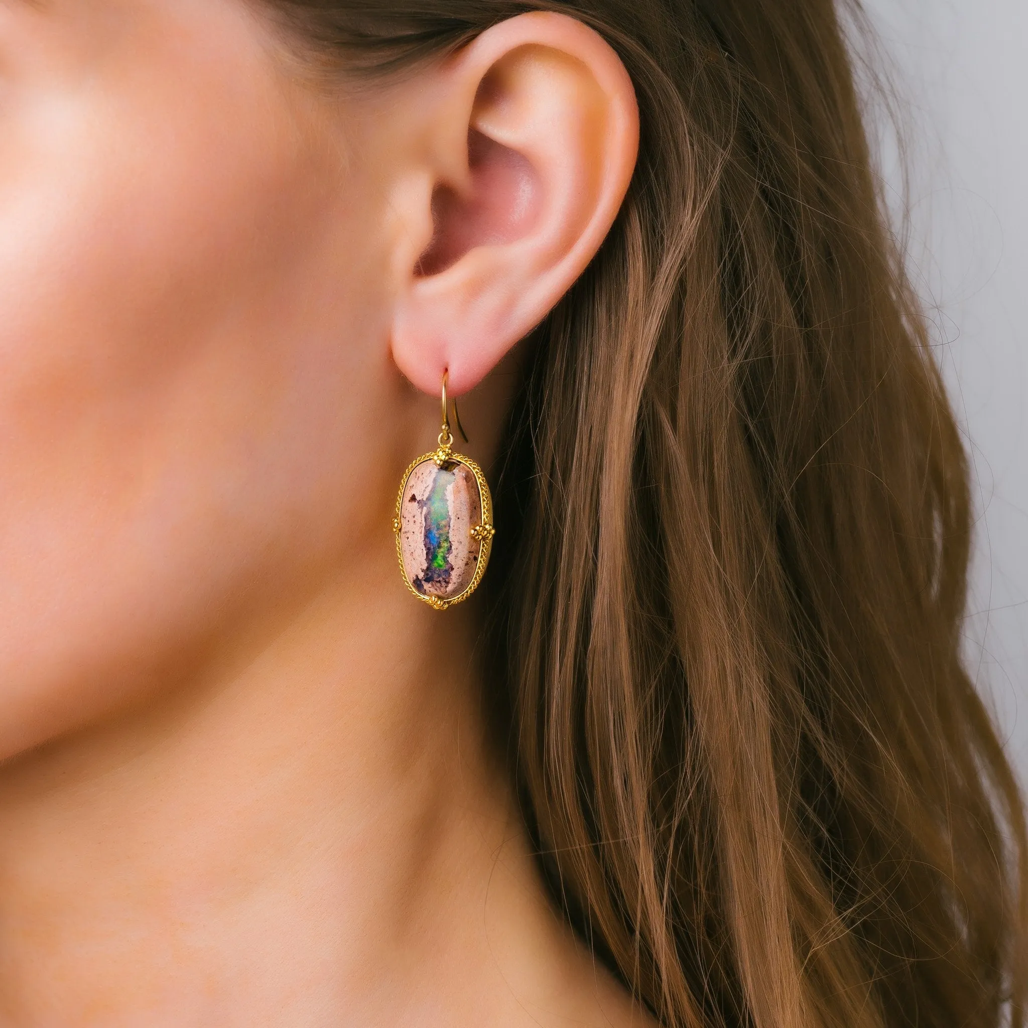 Mexican Opal Earrings