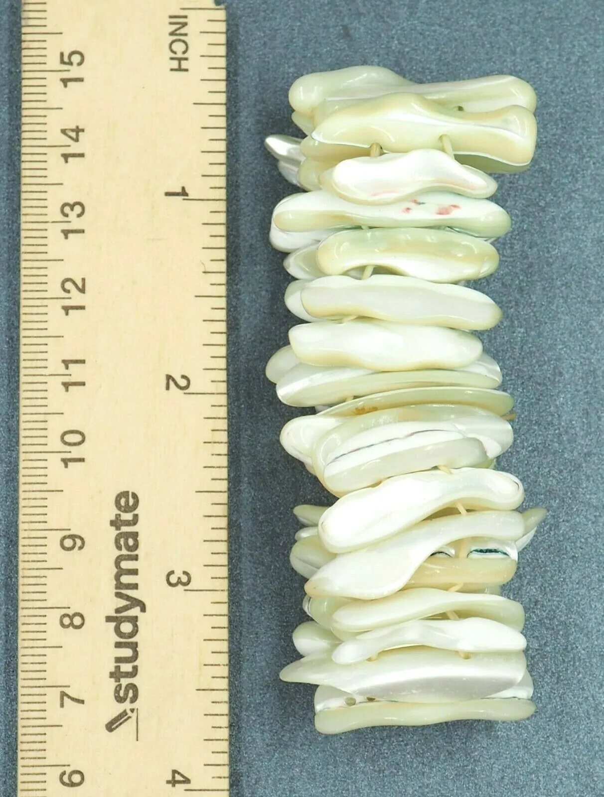 Mother of Pearl Elasticised Bracelet