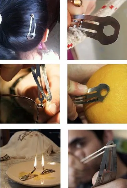 Multifunction Barrette Stainless Steel