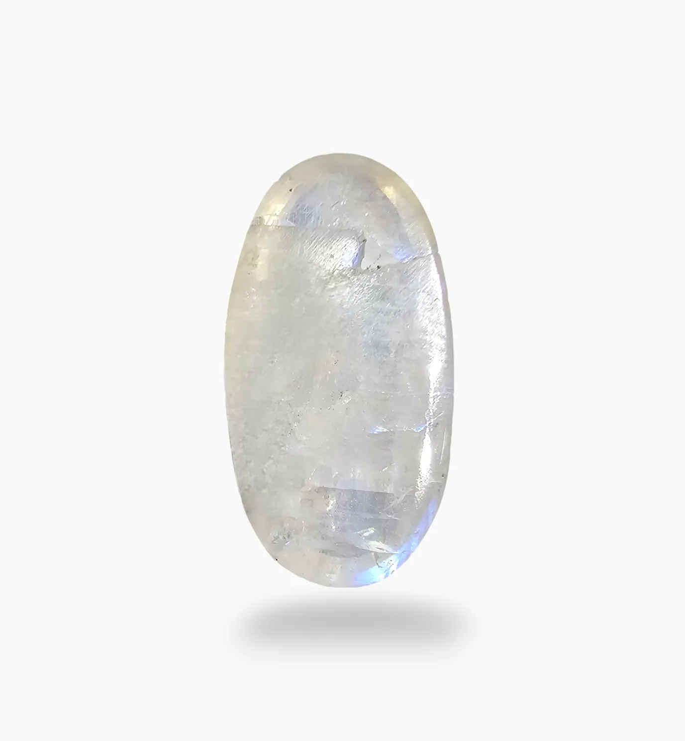 Natural Rainbow Moonstone 12.47 Carats Oval Cabochon Shape 23x11.5mm