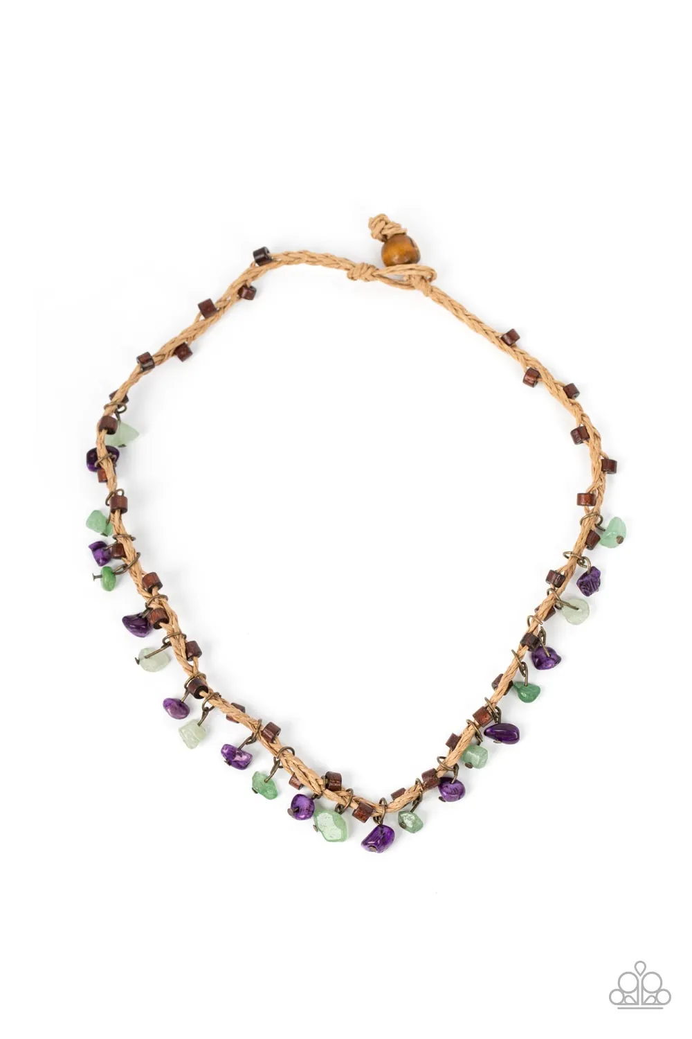 Necklaces Canyon Voyage - Multi Purple Urban N2277