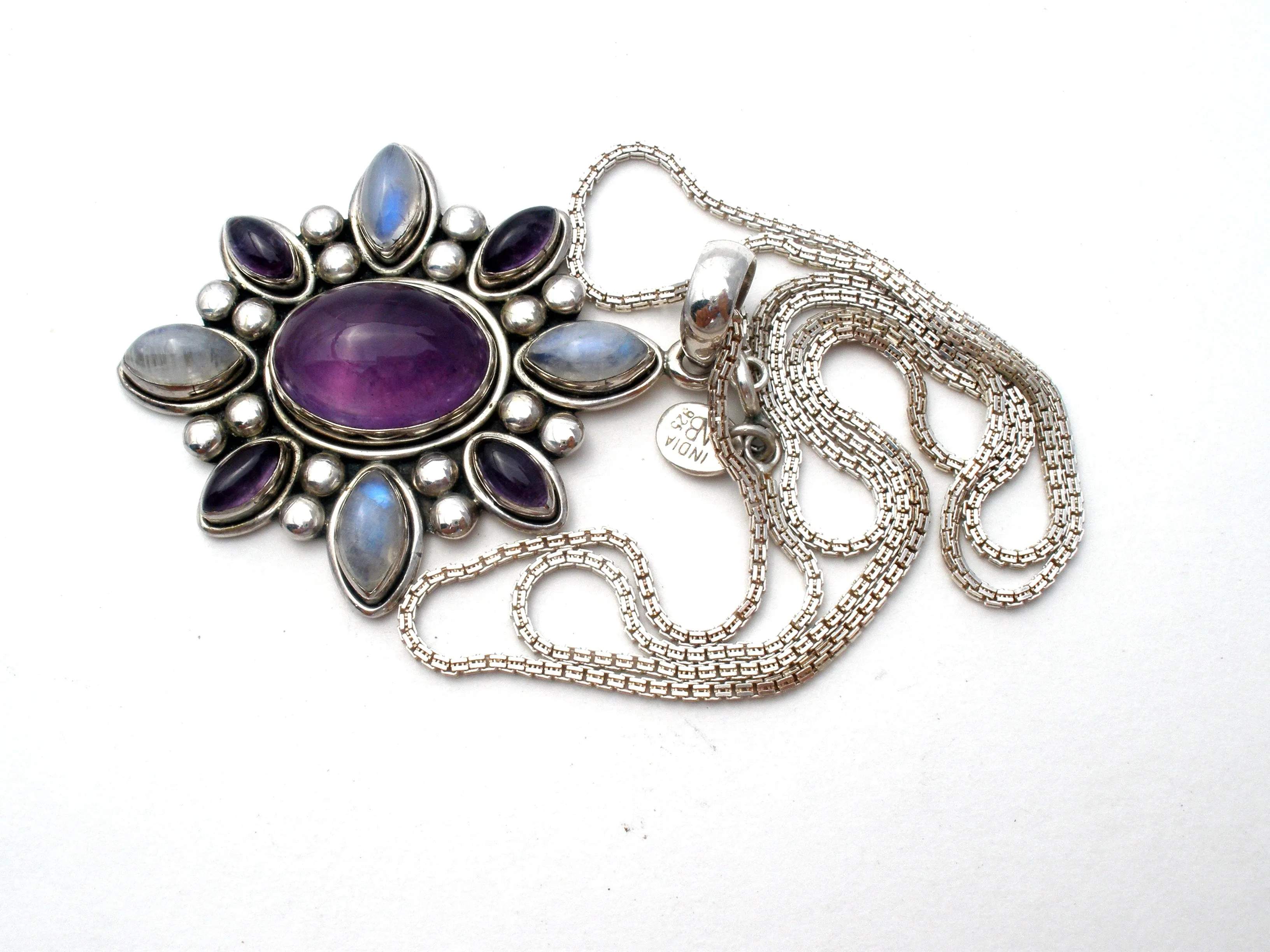Nicky Butler Amethyst & Moonstone Necklace
