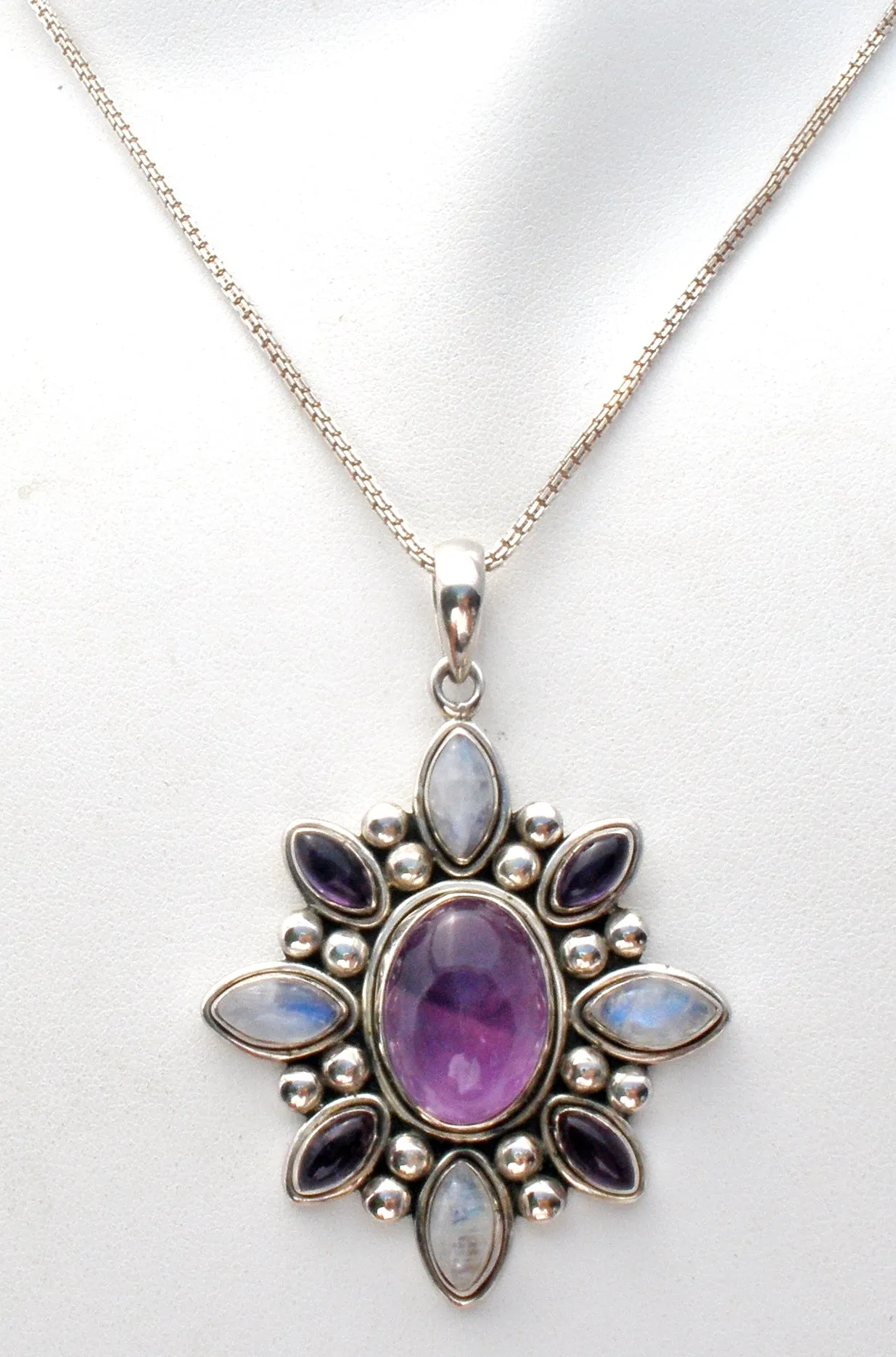 Nicky Butler Amethyst & Moonstone Necklace
