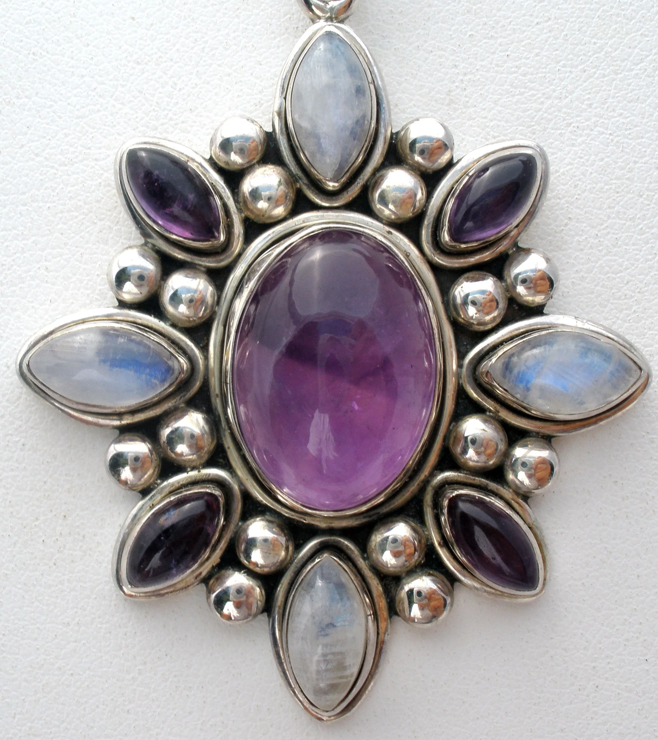 Nicky Butler Amethyst & Moonstone Necklace