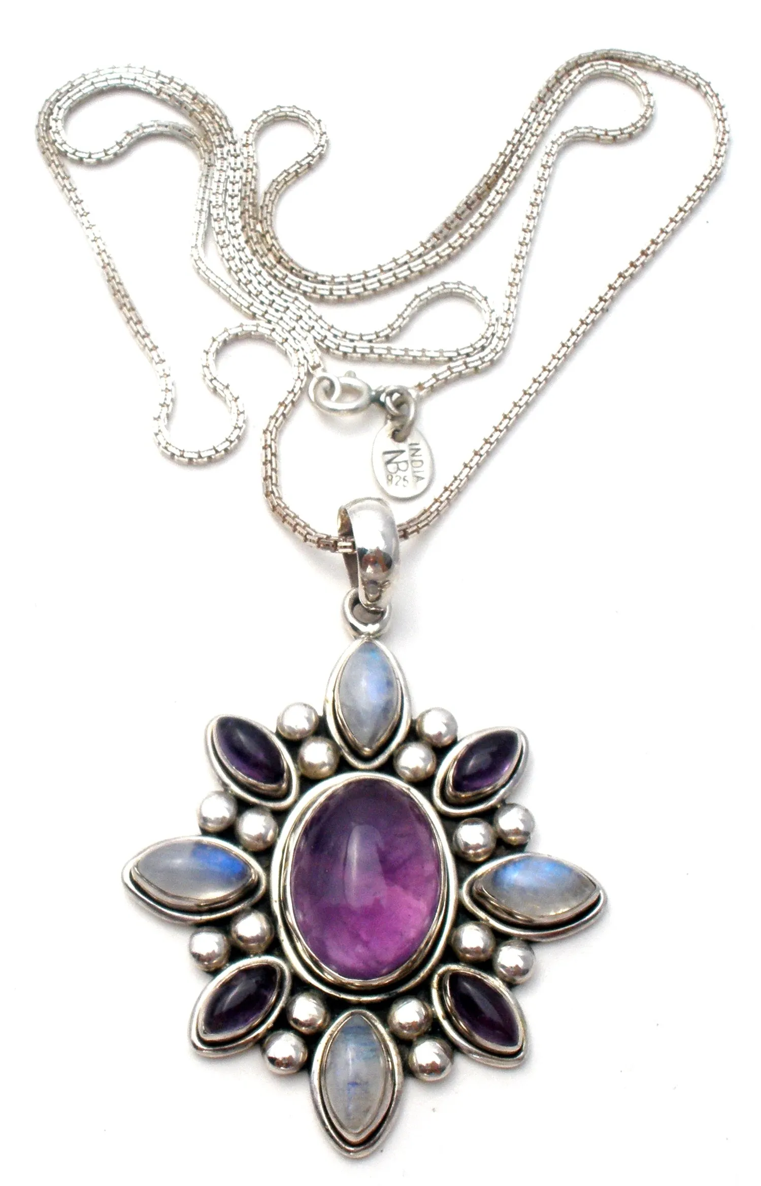 Nicky Butler Amethyst & Moonstone Necklace