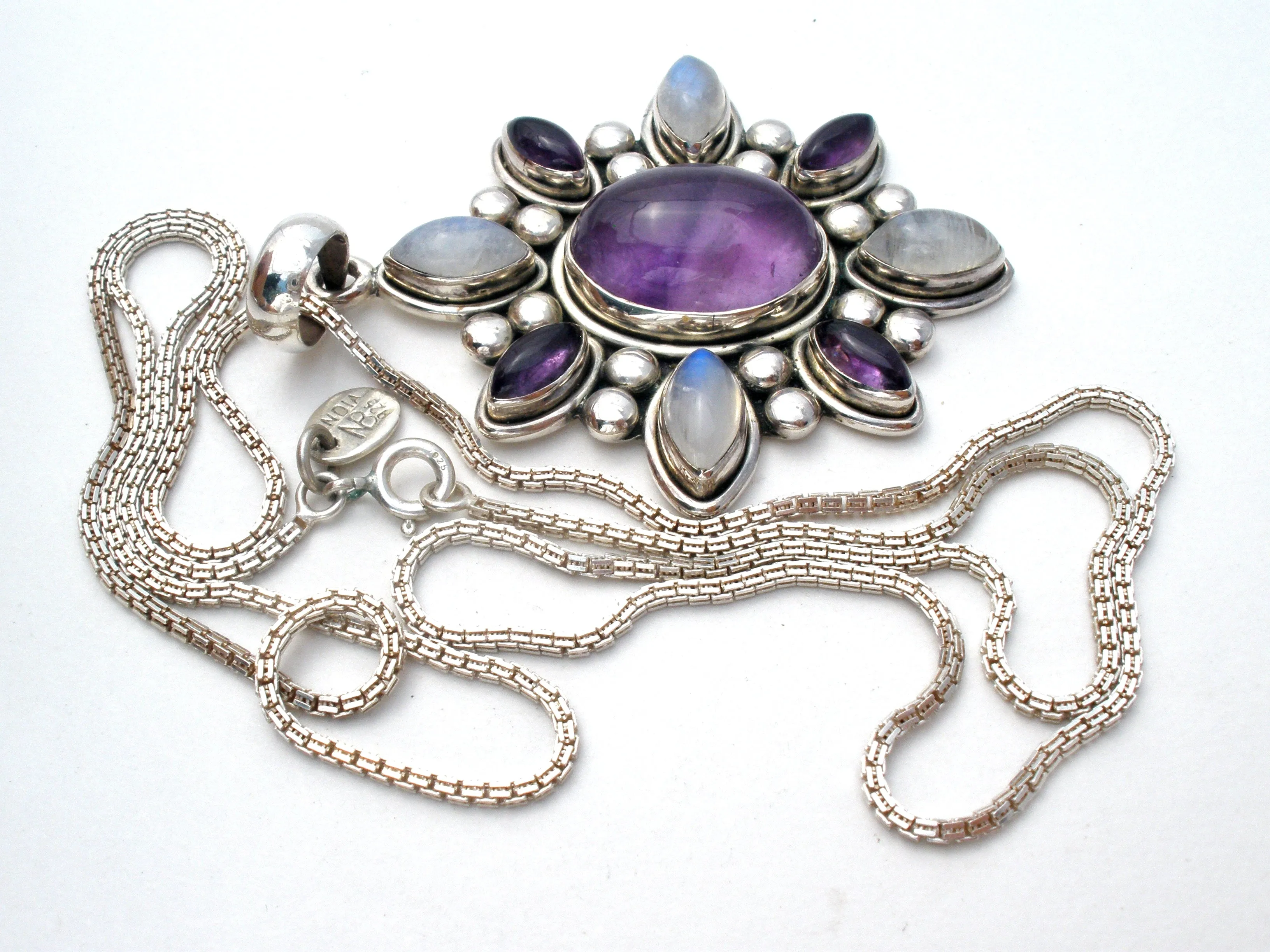 Nicky Butler Amethyst & Moonstone Necklace