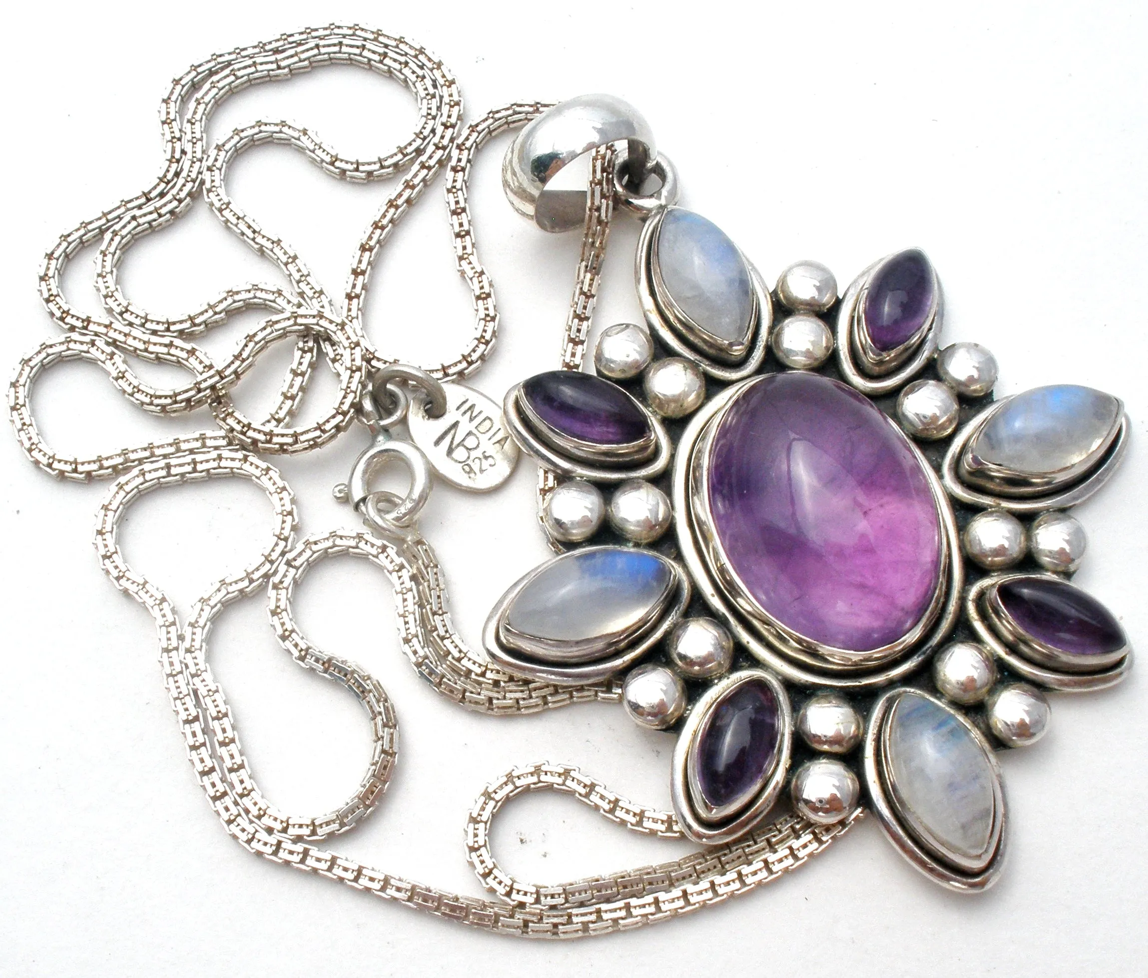 Nicky Butler Amethyst & Moonstone Necklace