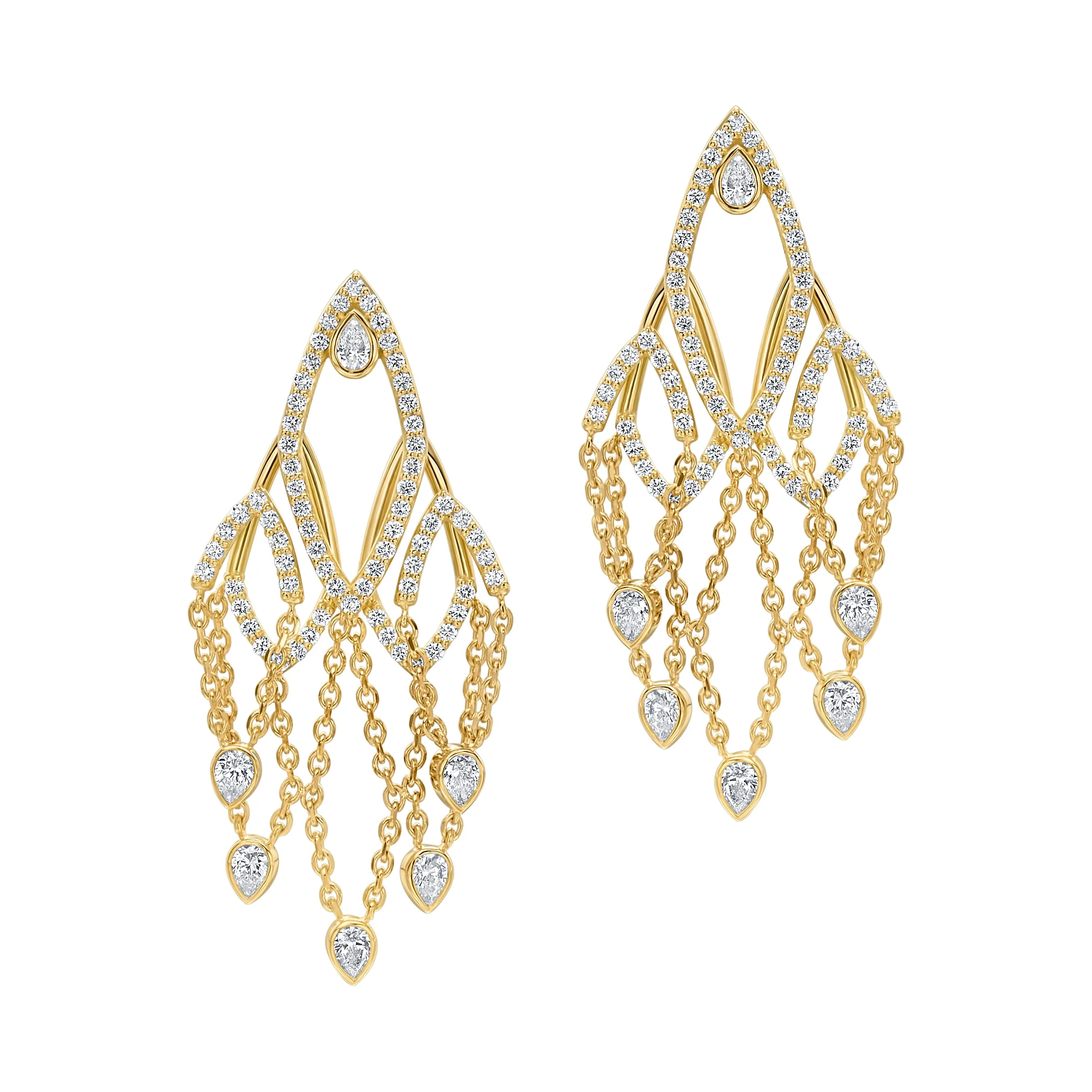 "Porta" Cascade Earrings