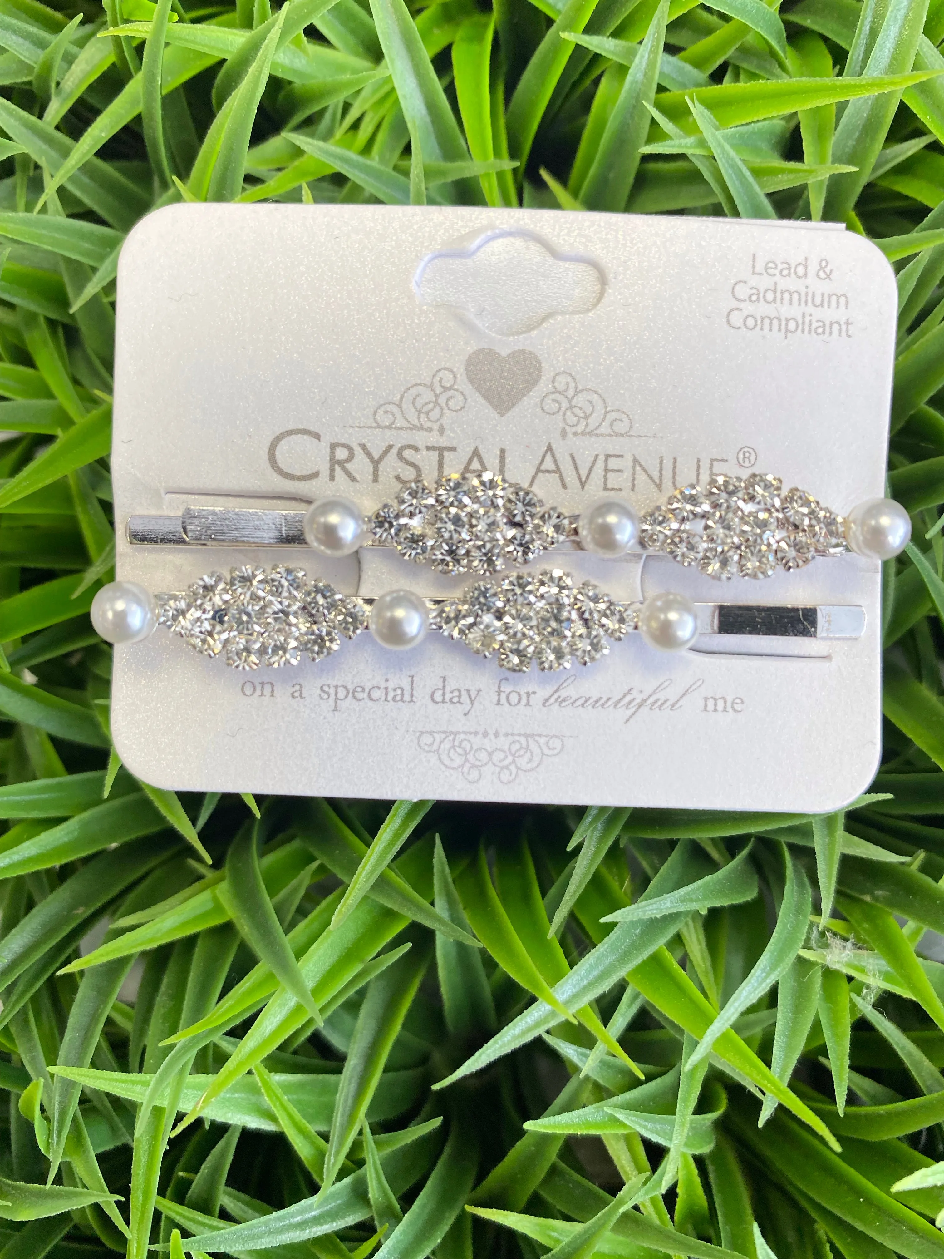 Rhinestone Hairpin