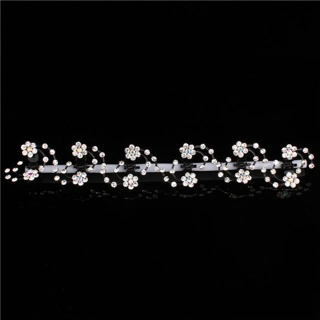 Snowflake Rhinestone Hairpin
