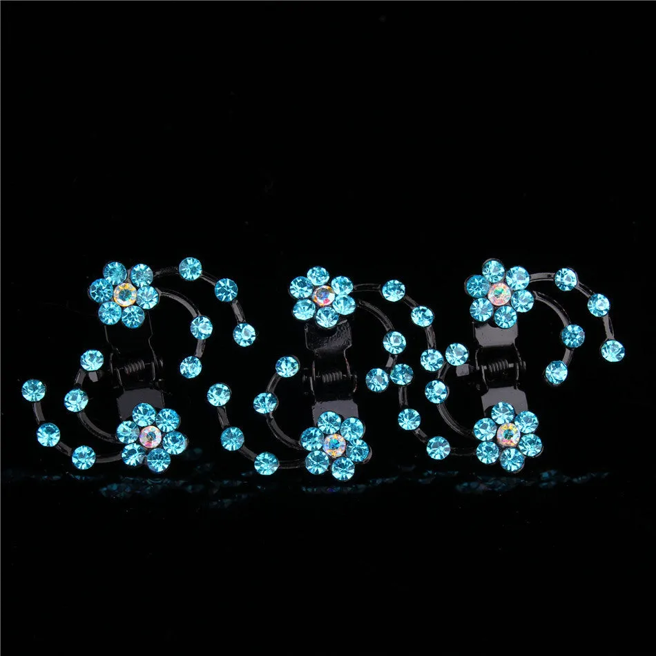Snowflake Rhinestone Hairpin