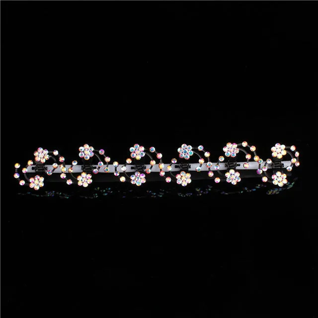 Snowflake Rhinestone Hairpin