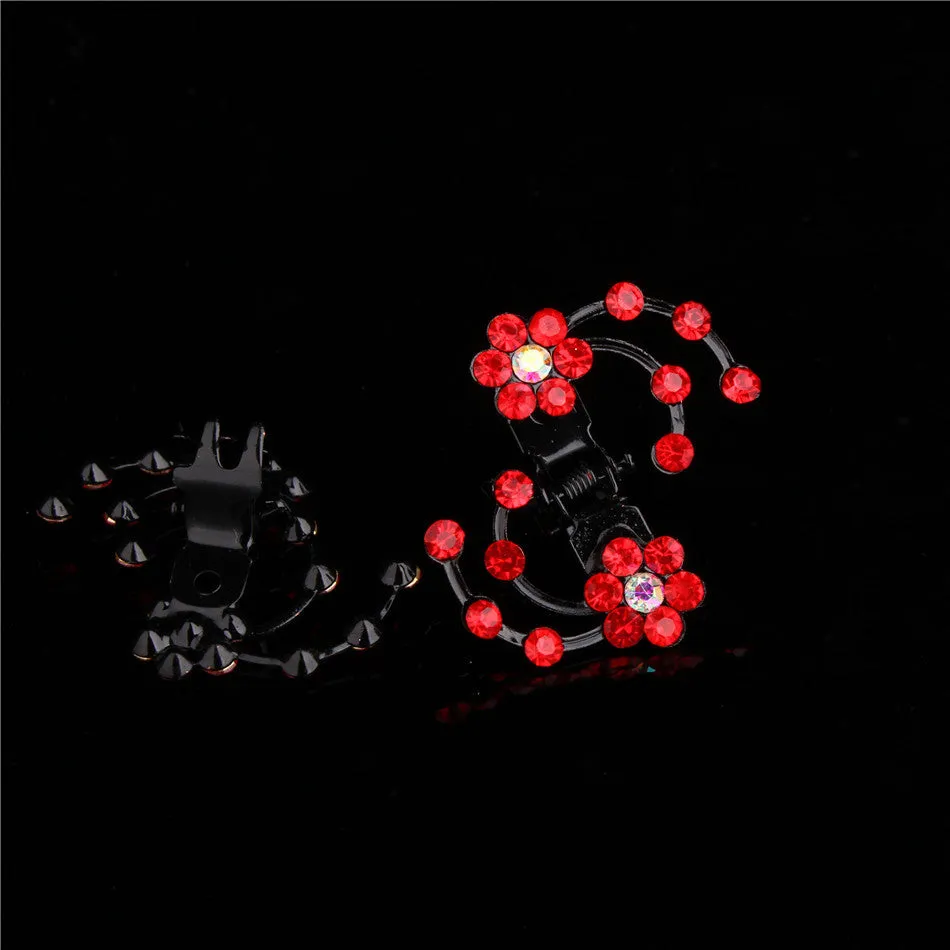 Snowflake Rhinestone Hairpin