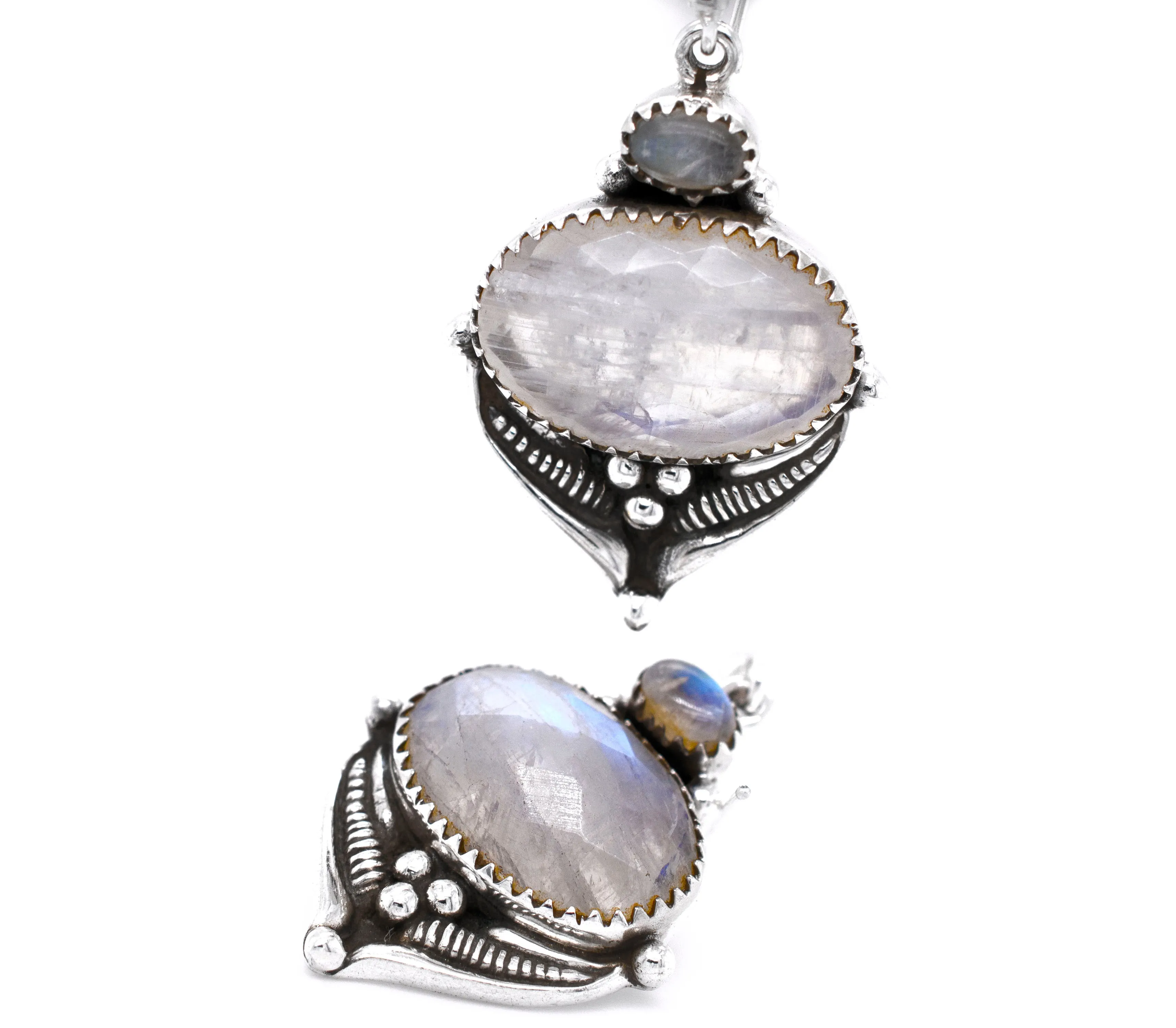 Spectacular Faceted Gemstone Earrings
