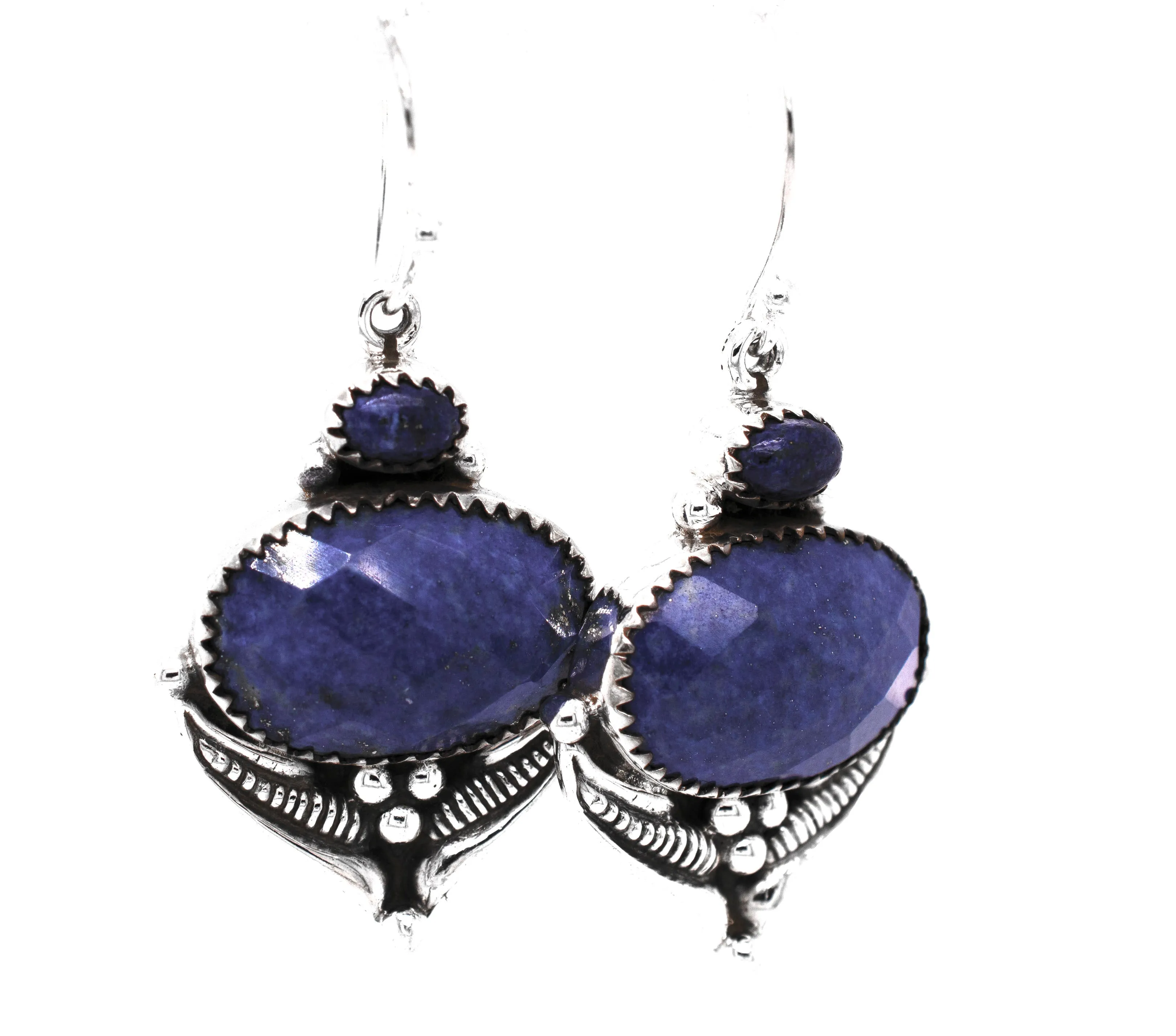 Spectacular Faceted Gemstone Earrings