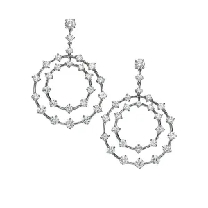 Starry Night Circle Earrings