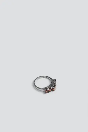 Sterling Silver Garnet Lush Ring