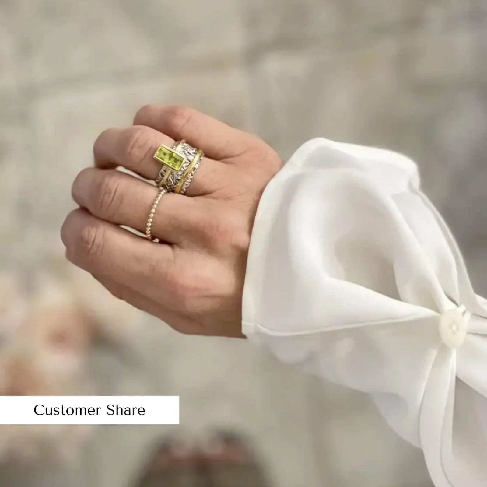 Verina Peridot Ring