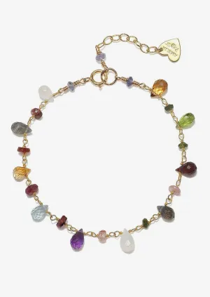 Wildflower Gemstone Bracelet